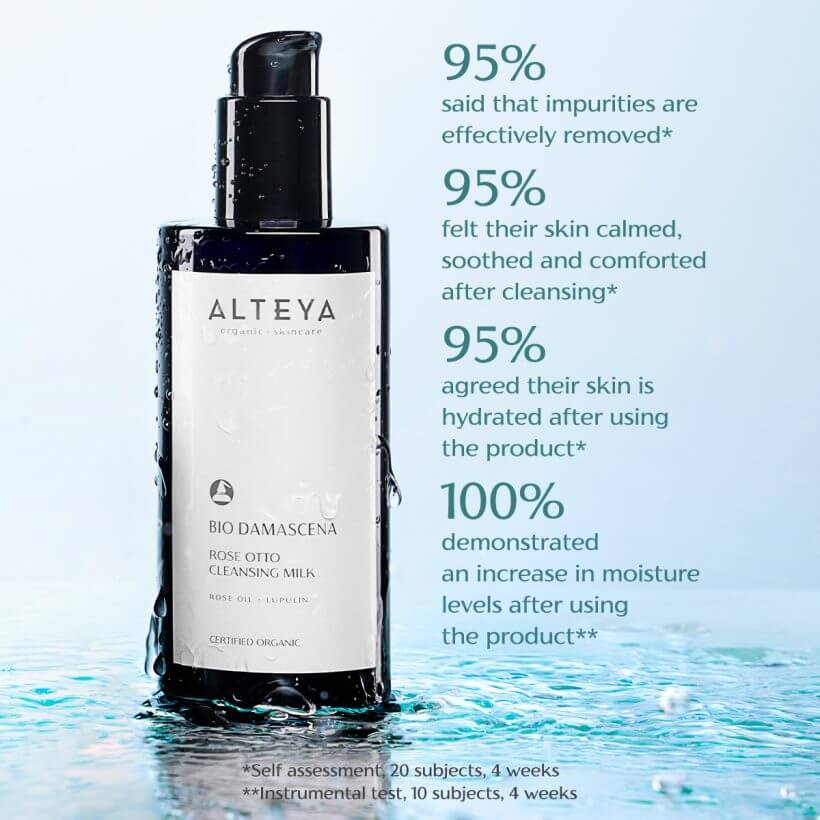 Alteya Organics Bio Damascena Rose Otto Reinigungsmilch 150 ml