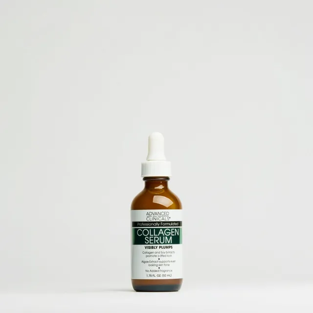 Advanced Clinicals Collagen Face Serum Gesichtsserum Peptide Squalan