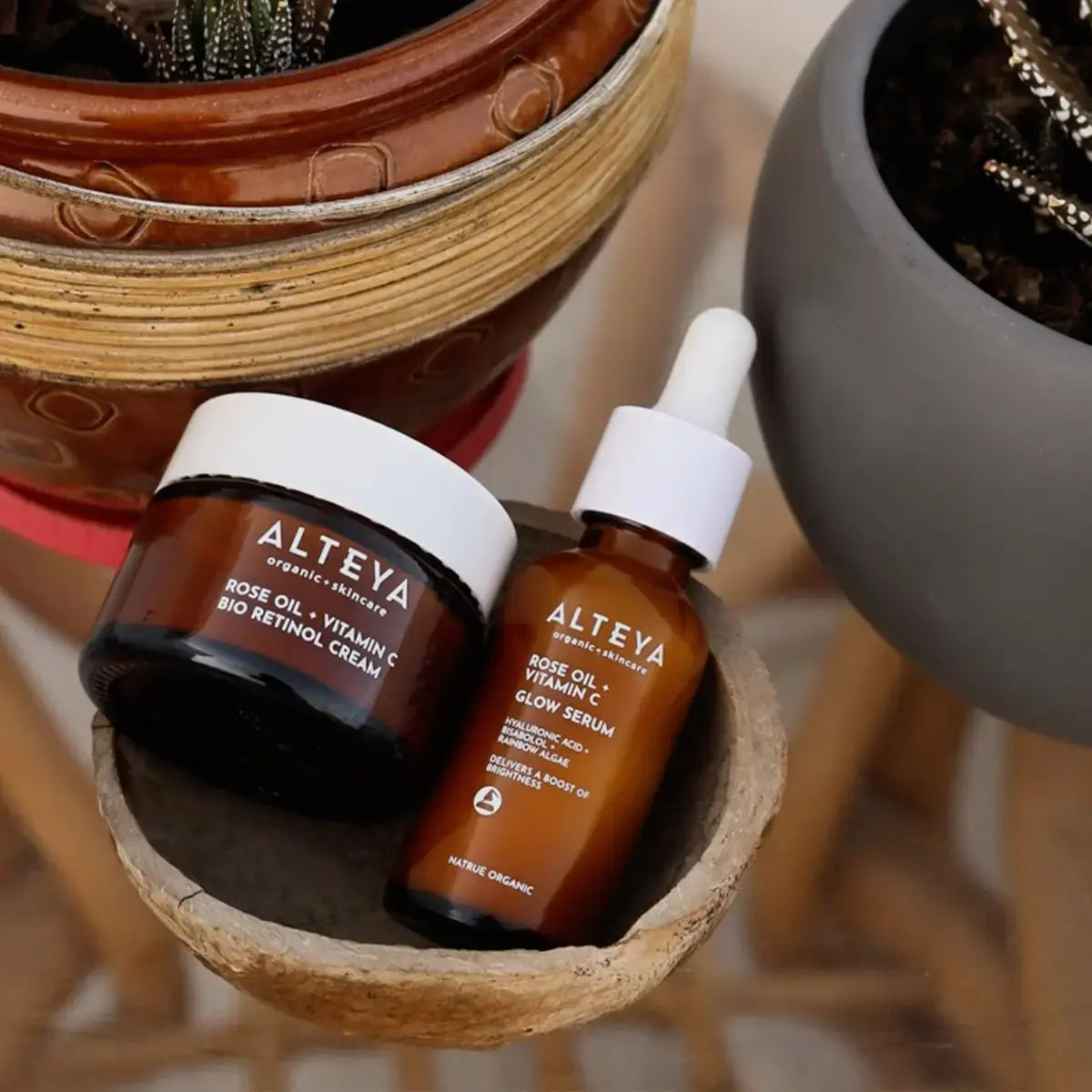 Alteya Organics Set For Me Serum + Creme Rosenöl Set