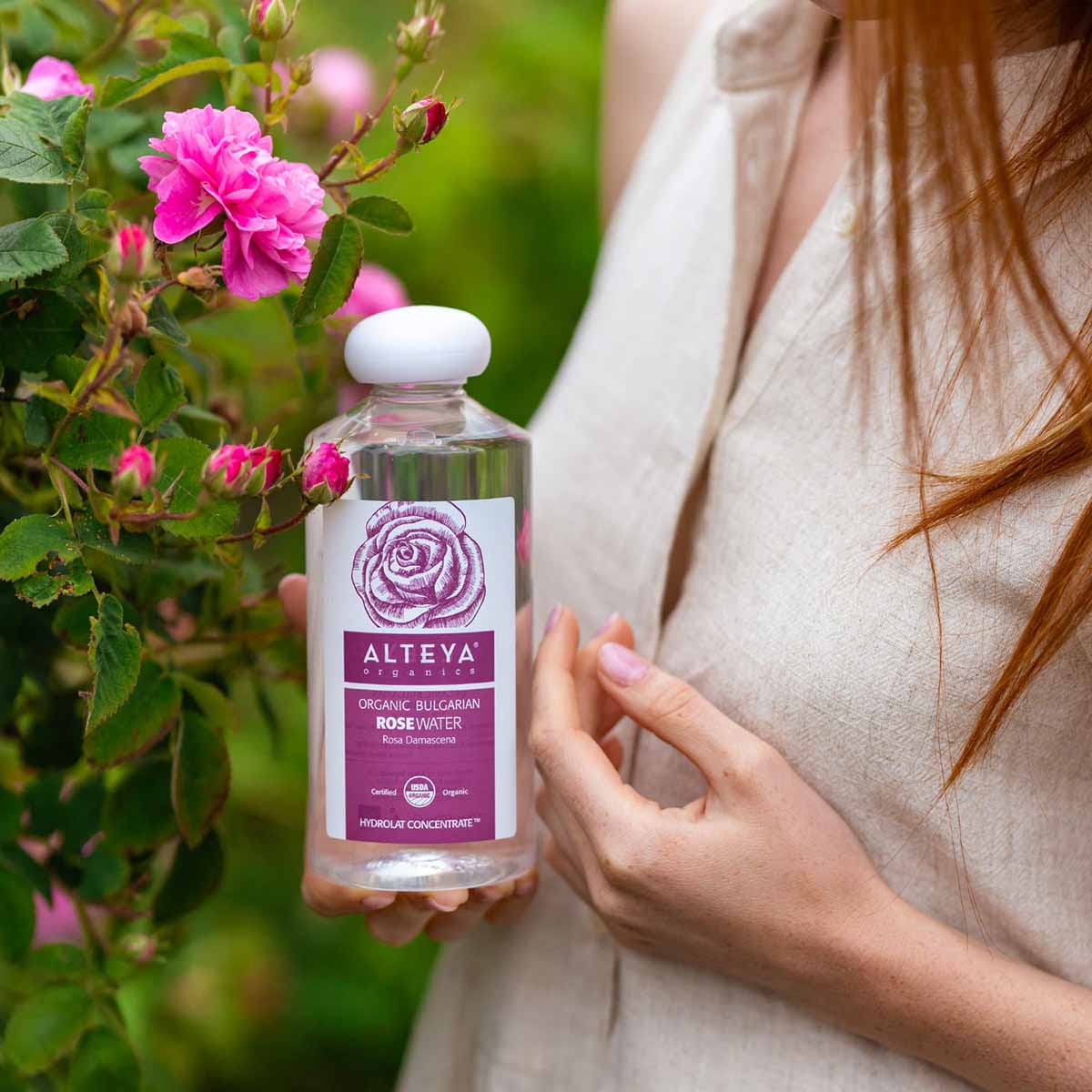 Alteya Organic Rose Waters Rosenwasser Bio 500 ml Toner