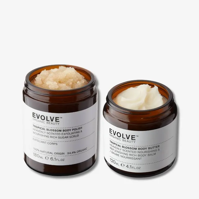 Evolve Tropical Blossom Duo Körperbutter Peeling Shea