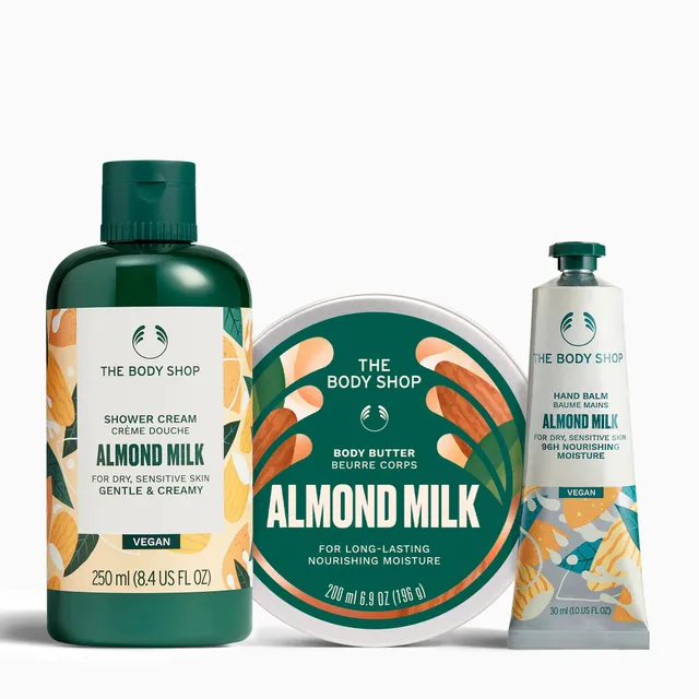 The Body Shop Almond Milk Body Care Collection Pflegeset Mandel