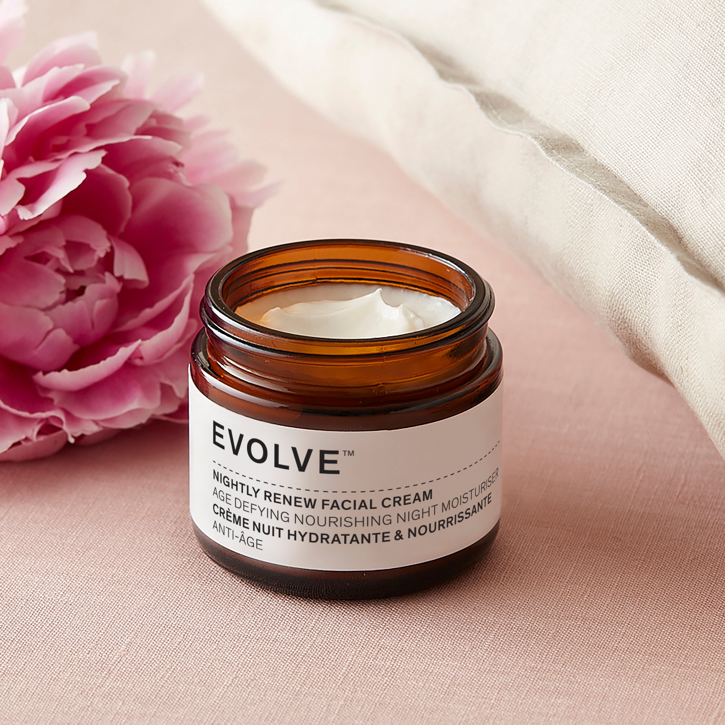 Evolve Organic Beauty Nightly Renew Facial Cream Nachtcreme Vollgröße