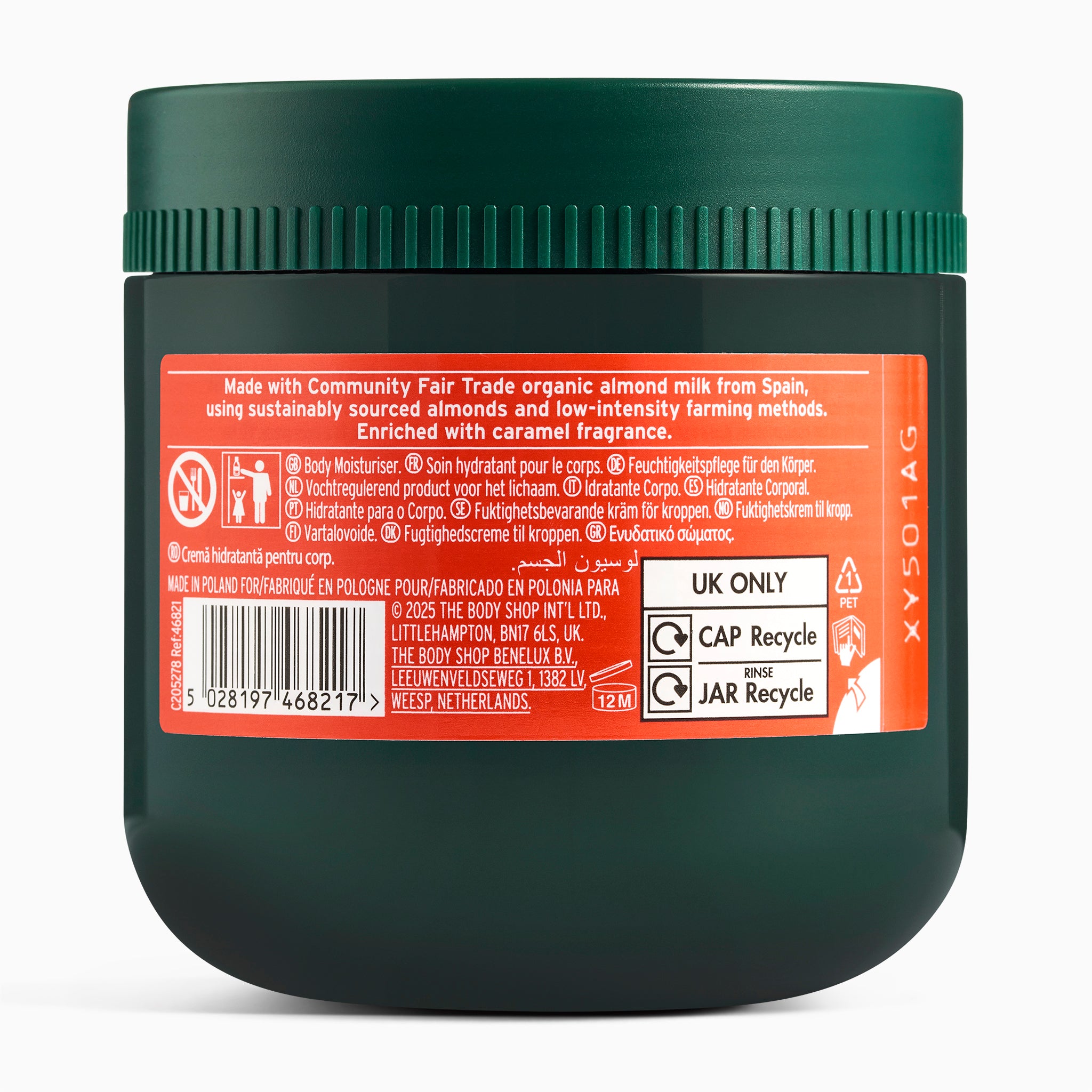 The Body Shop Caramel Cuddle Body Yogurt Körpercreme 200 ml Karamell