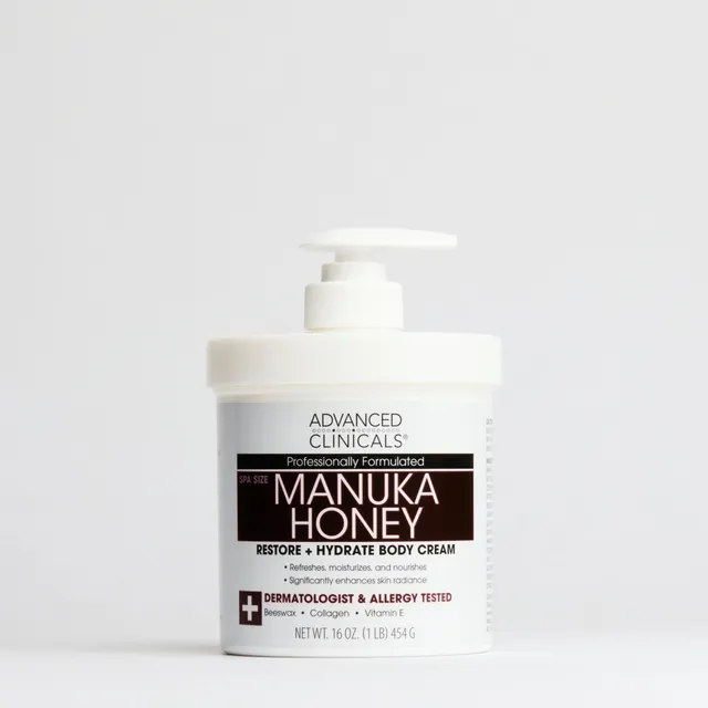 Advanced Clinicals Manuka Honey Körpercreme Trockene Haut