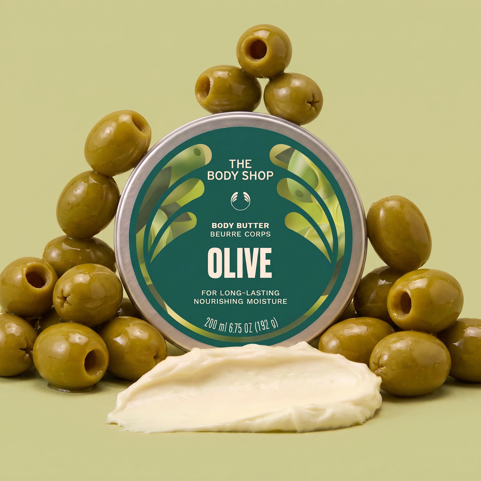 The Body Shop Olive Body Butter Körperbutter 50 ml 72h Feuchtigkeit