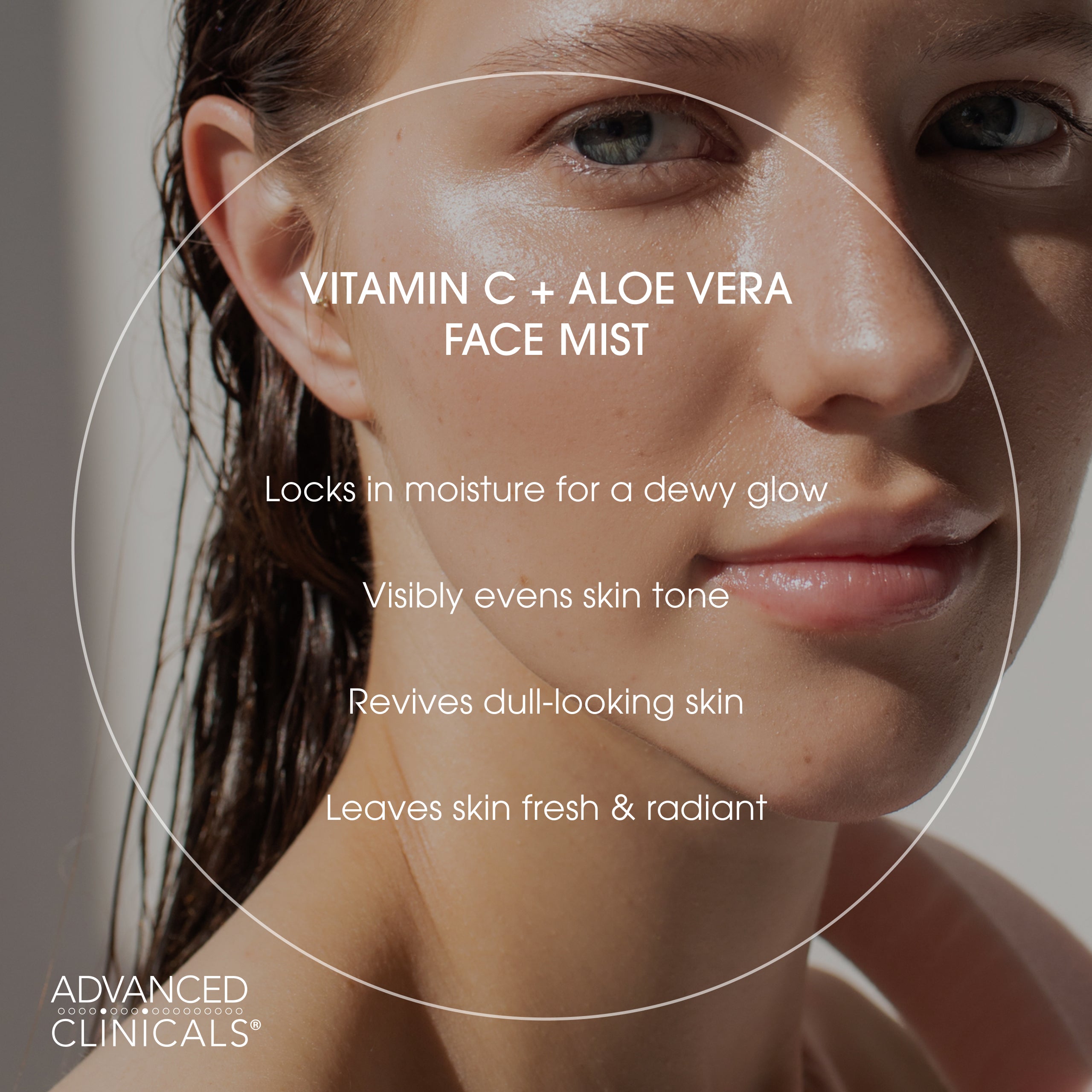Advanced Clinicals Vitamin C Aloe Vera Face Mist Glow Spray
