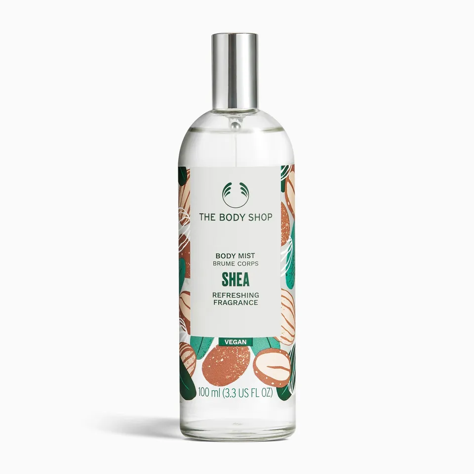 The Body Shop Shea Body Mist Körperspray 100 ml Nussduft