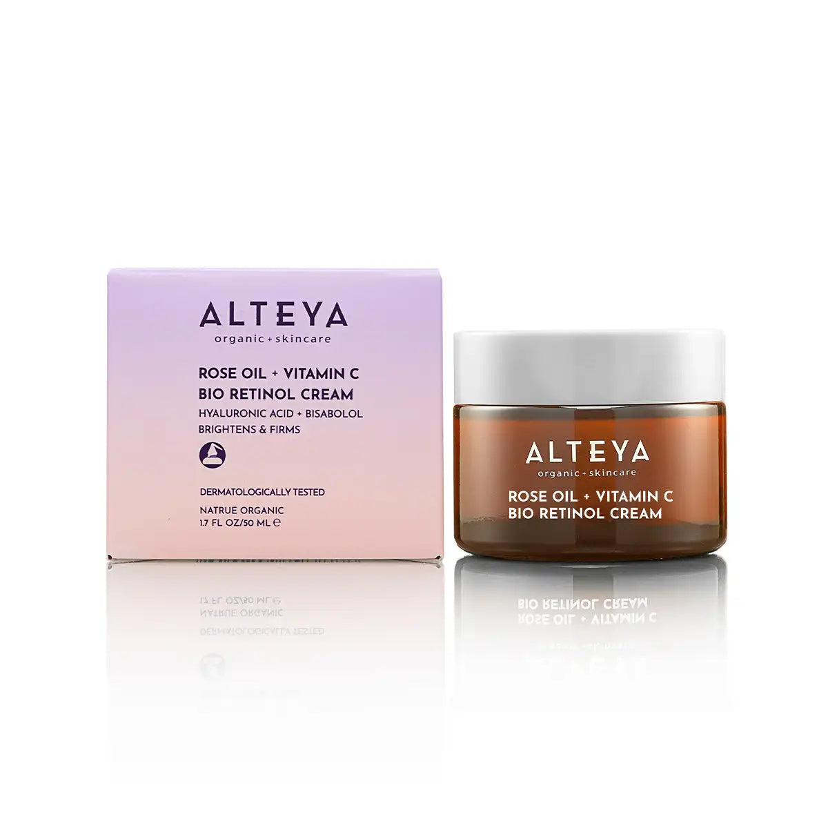 Alteya Luminous Rose Bio Retinol Cream Gesichtscreme 50 ml Vitamin C