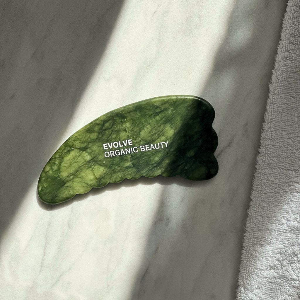 Evolve Organic Beauty Jade Body Gua Sha Massagestein