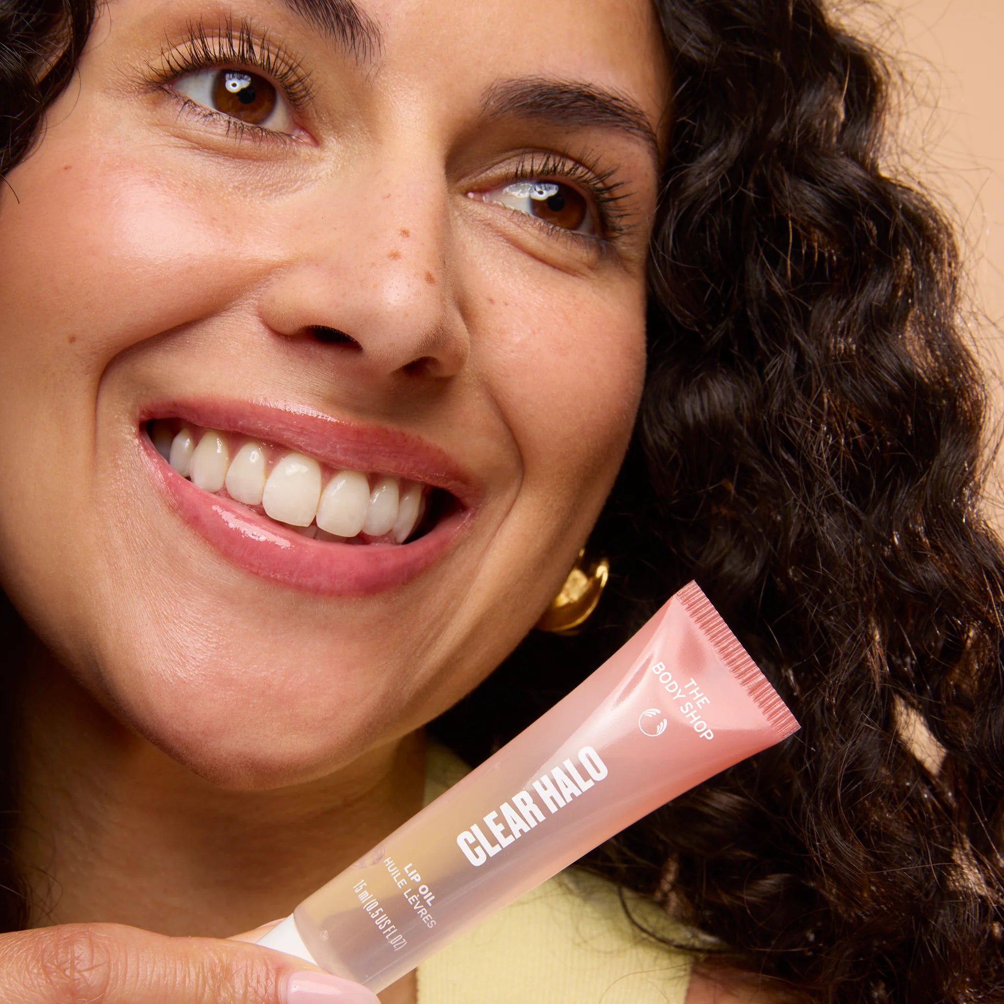 The Body Shop Clear Halo Lippenöl Lip Oil 15 ml Vanille