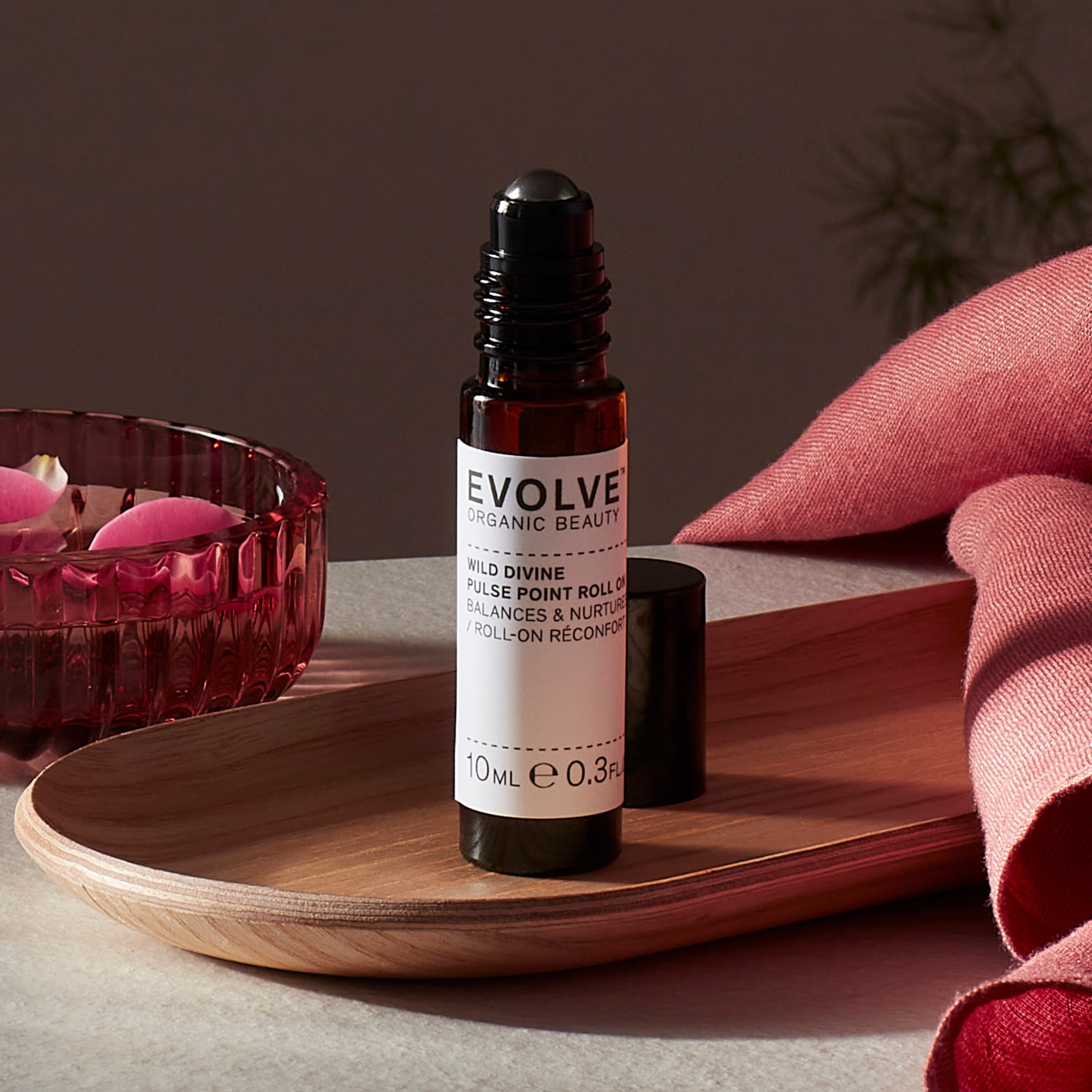 Evolve Organic Beauty Wild Divine Pulse Point Roll-On Rose Orange