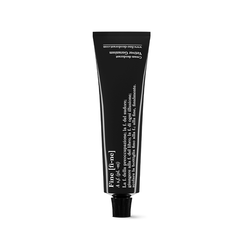 fine Vetiver Geranium Deocreme Tube 40g aluminiumfrei
