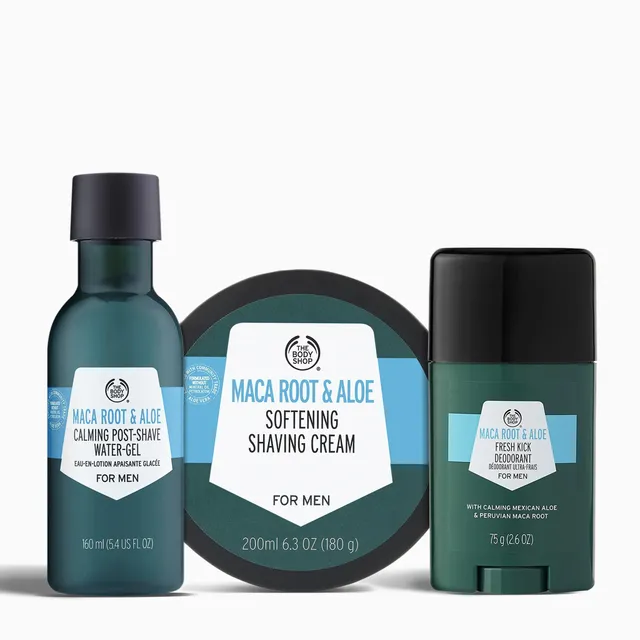 The Body Shop Gift Sets Maca Root Edit Rasurset 3-teilig Herren