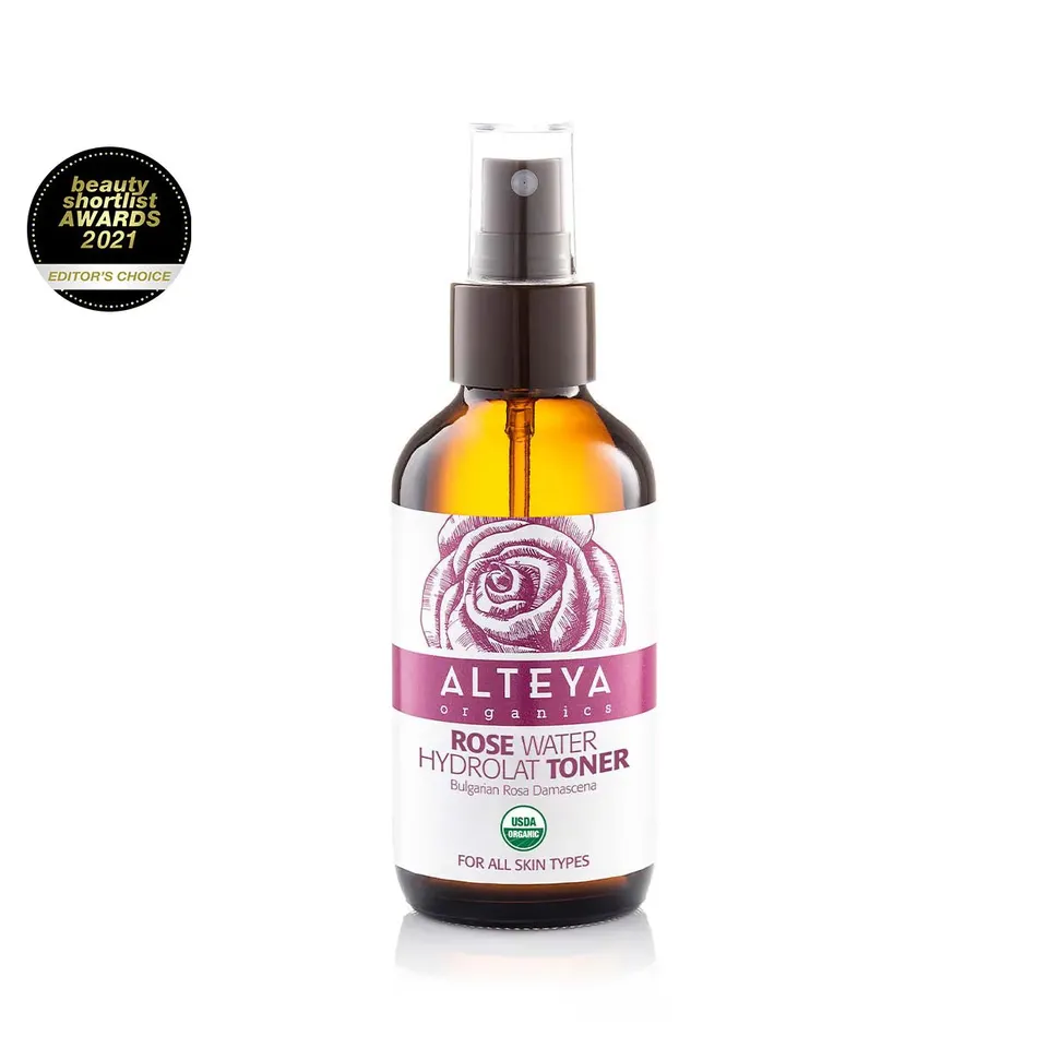 Alteya Rosenwasser Bio Damascena Spray 240ml Glas