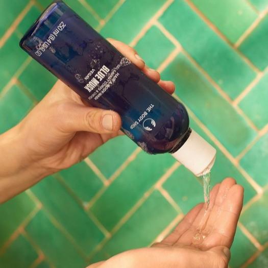 The Body Shop Blue Musk Hair & Body Wash 250 ml Moschus