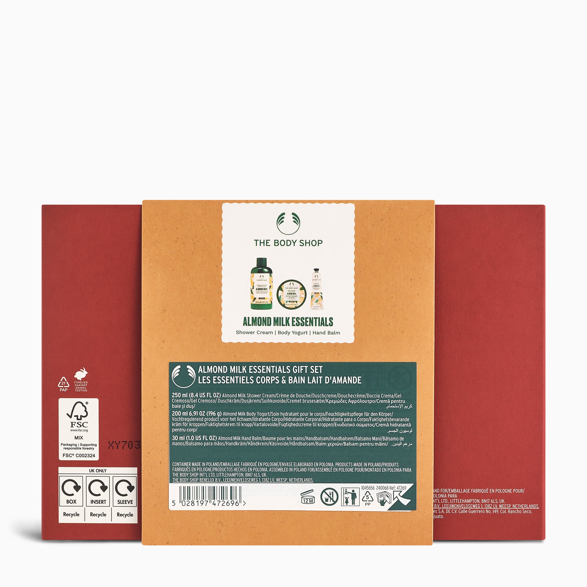 The Body Shop Almond Milk Essentials Geschenkset Mandel 3-teilig