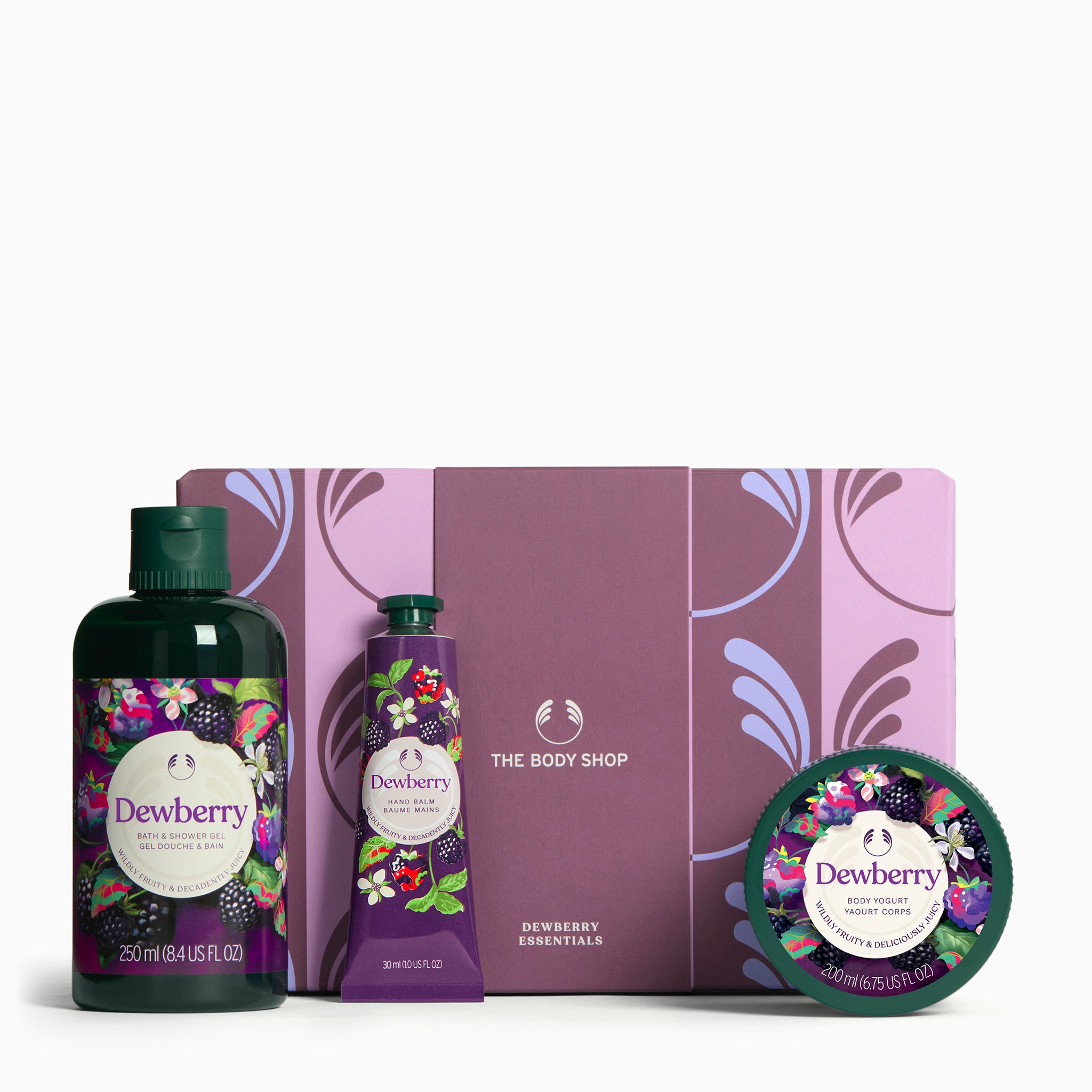The Body Shop Dewberry Essentials Geschenkset 3-teilig fruchtig