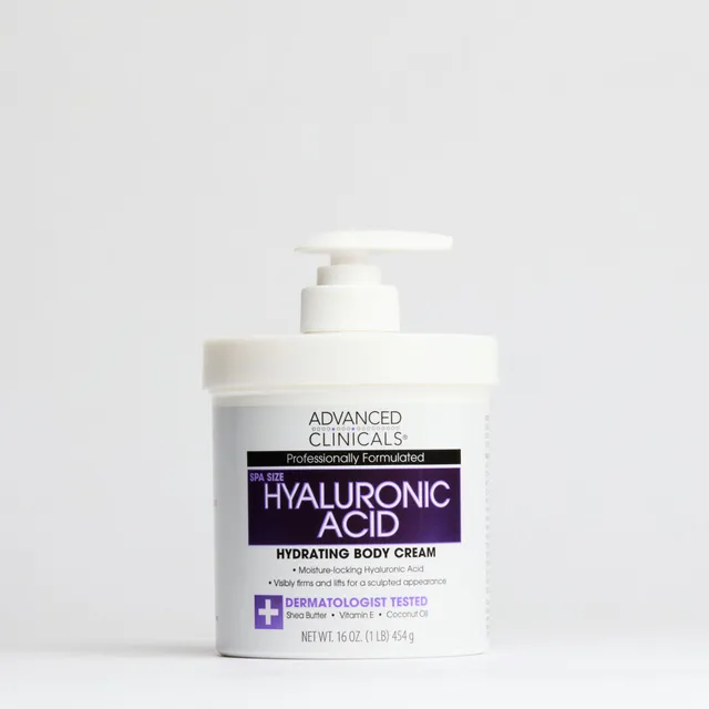 Advanced Clinicals Body Creams Hyaluronsäure Körpercreme 16oz