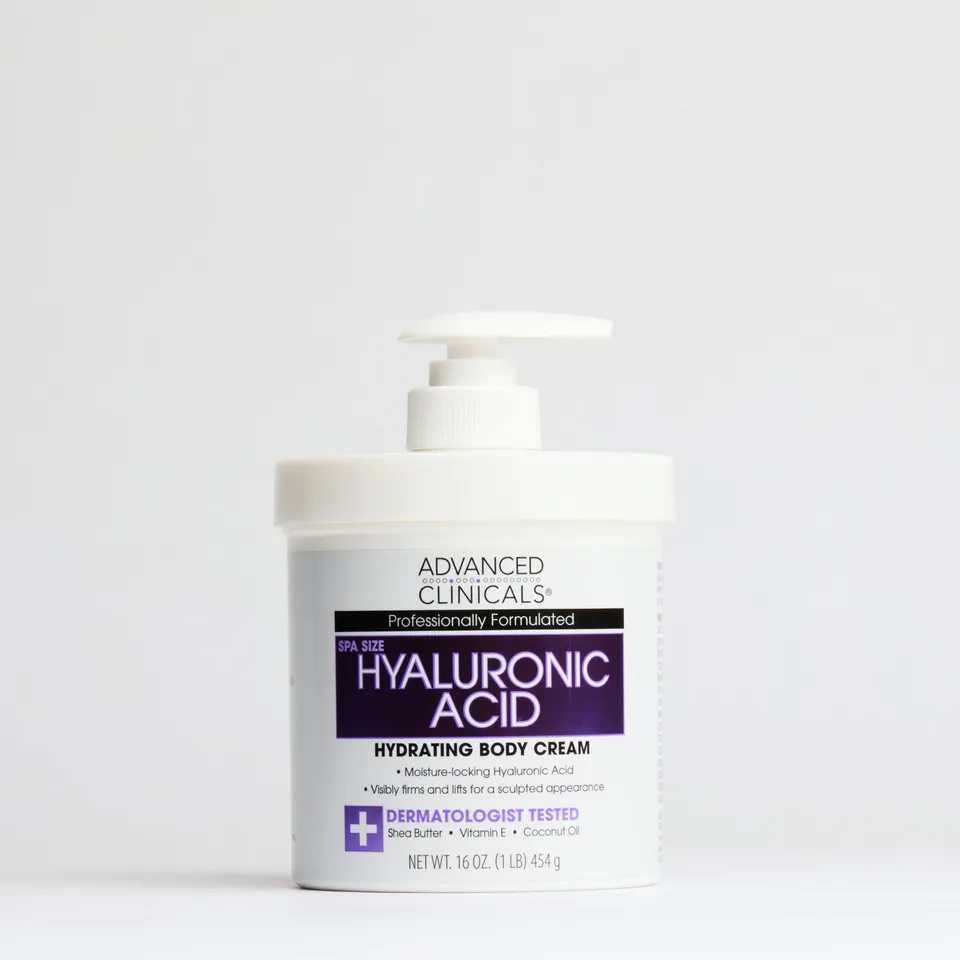 Advanced Clinicals Body Creams Hyaluronsäure Körpercreme 16oz