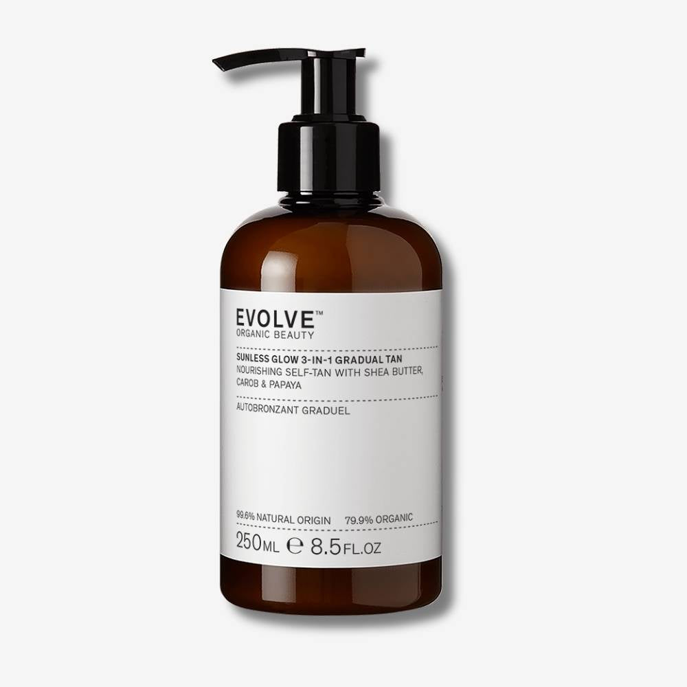 Evolve Organic Gradual Tan Sunless Glow 3-in-1 Selbstbräuner golden