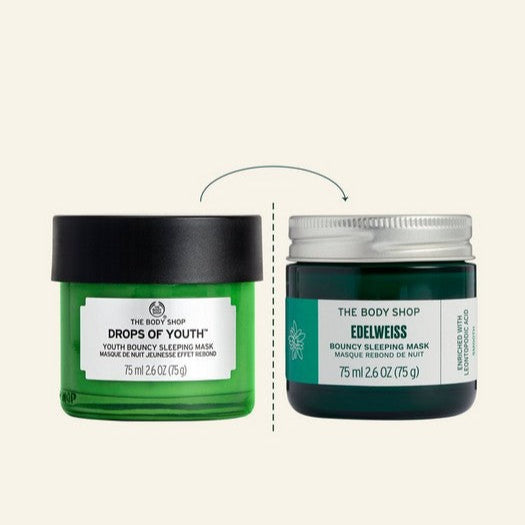 The Body Shop Edelweiss Bouncy Sleeping Mask Nachtmaske 75 ml