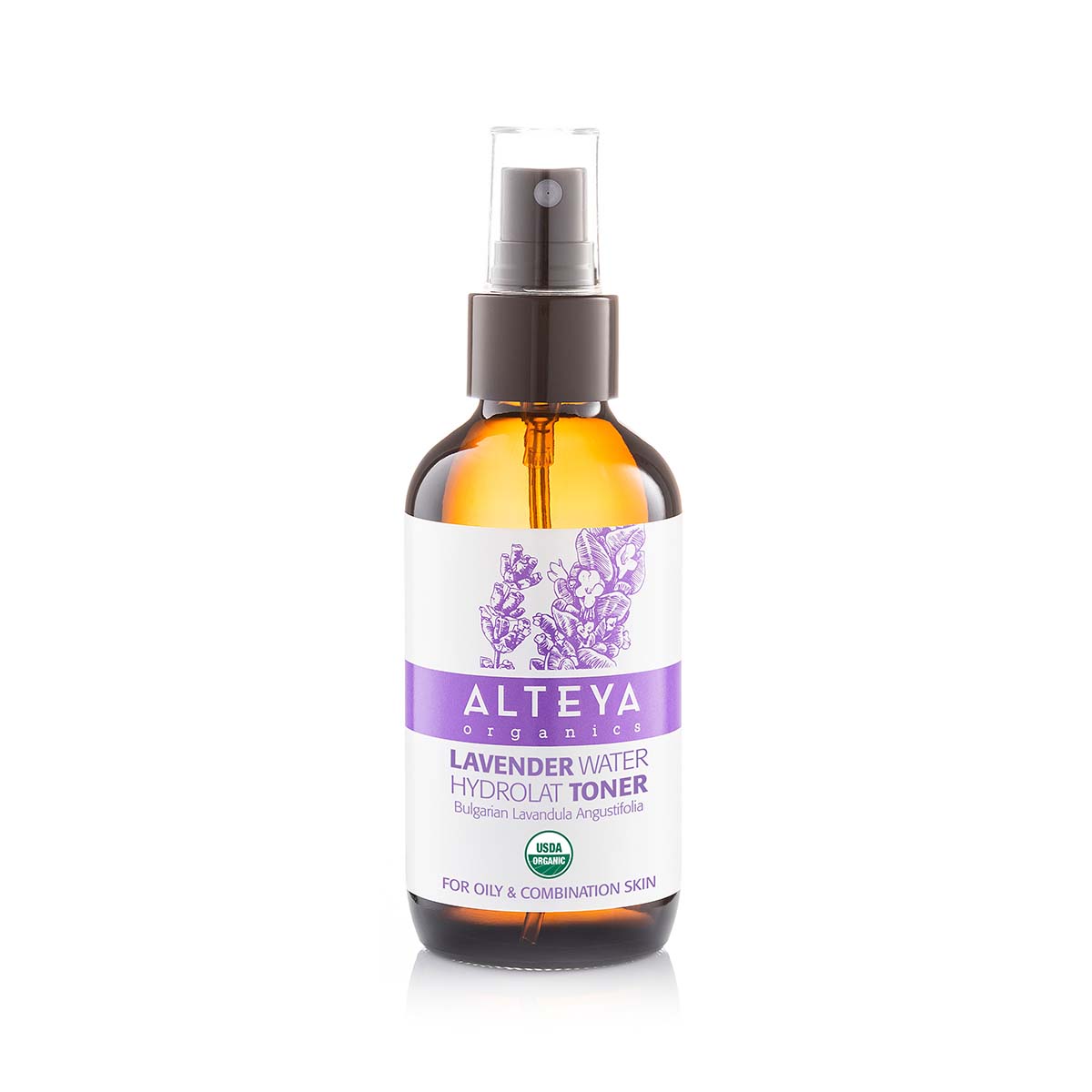 Alteya Lavender Waters Lavendelwasser Glas Spray 60 ml bio