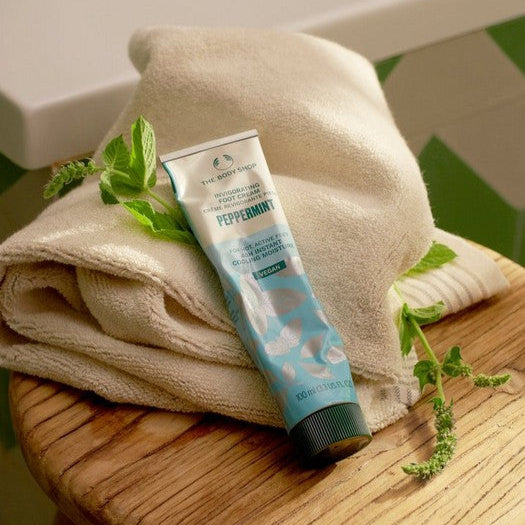 The Body Shop Peppermint Fußcreme Fußpflege 100 ml kühlend