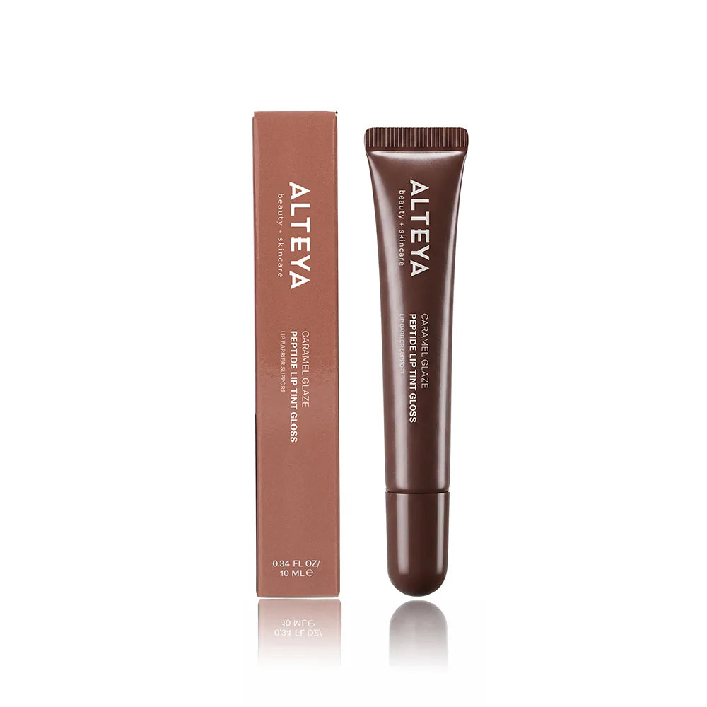 Alteya Organic Lip Care Peptide Lip Tint Gloss Caramel Glaze 10 ml