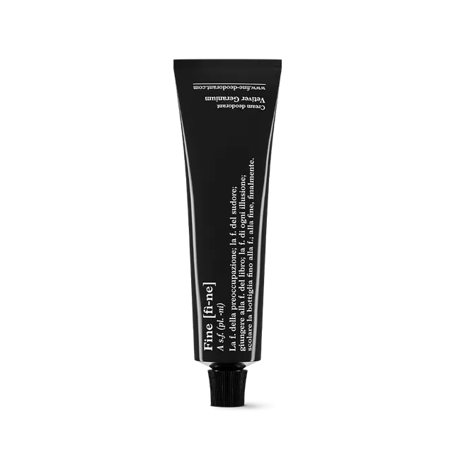 fine Vetiver Geranium Deocreme Tube 40g aluminiumfrei