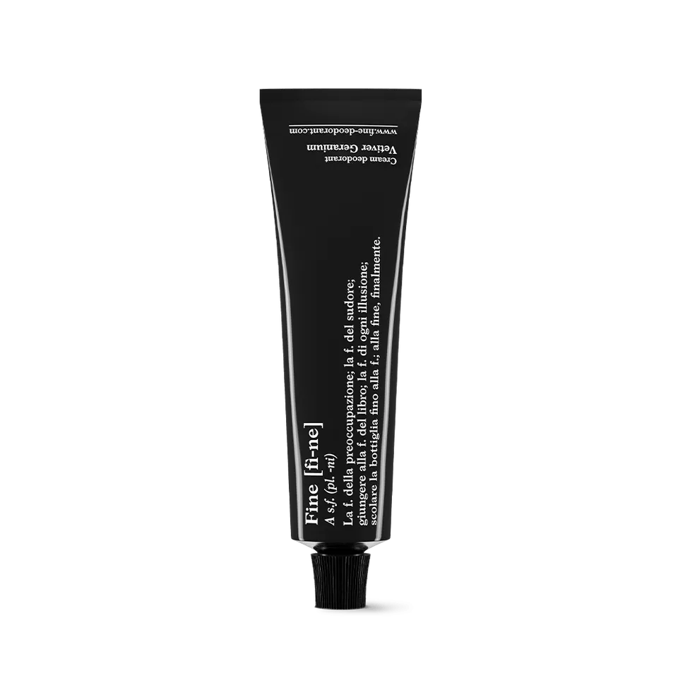 fine Vetiver Geranium Deocreme Tube 40g aluminiumfrei