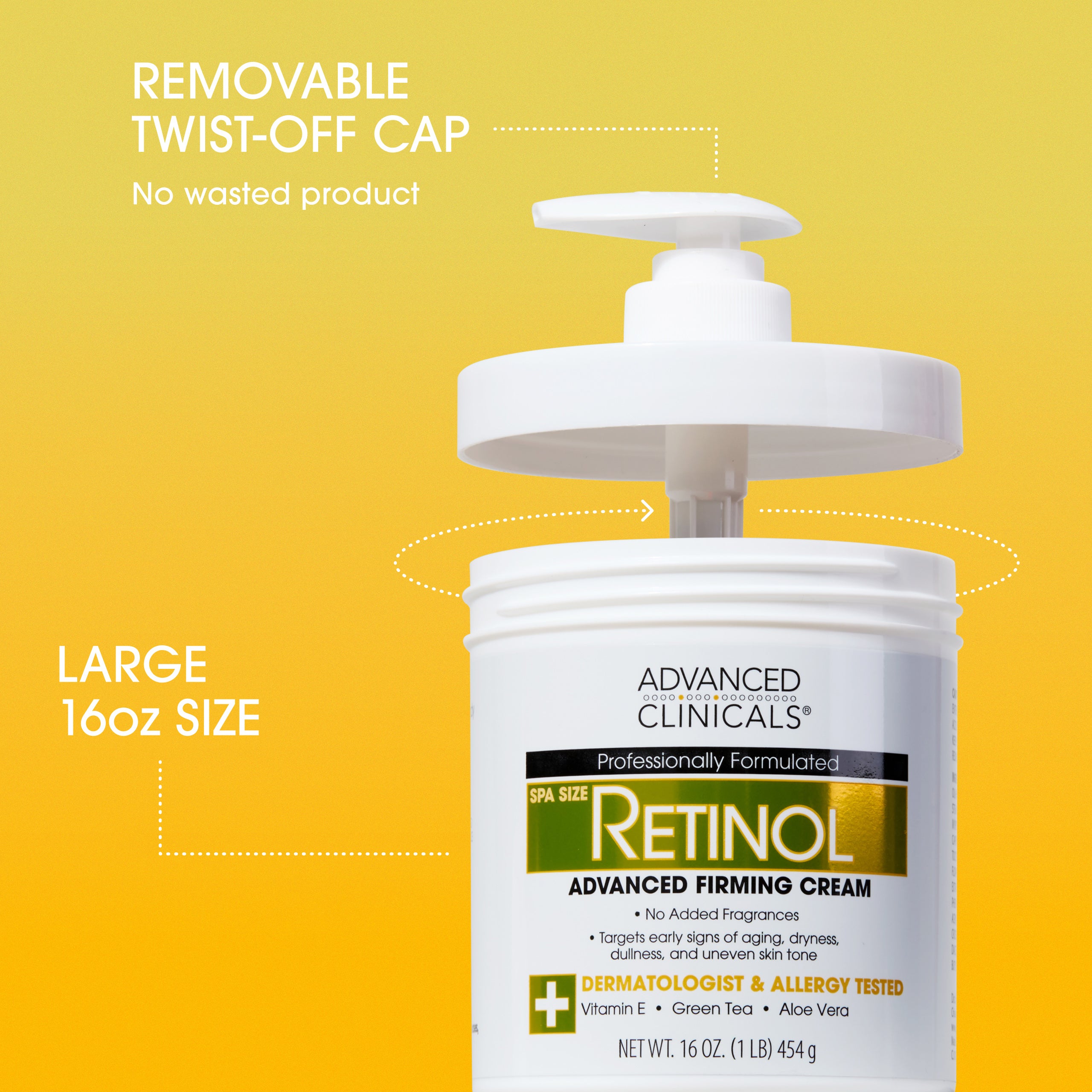 Advanced Clinicals Retinol Body Cream Körpercreme straffend