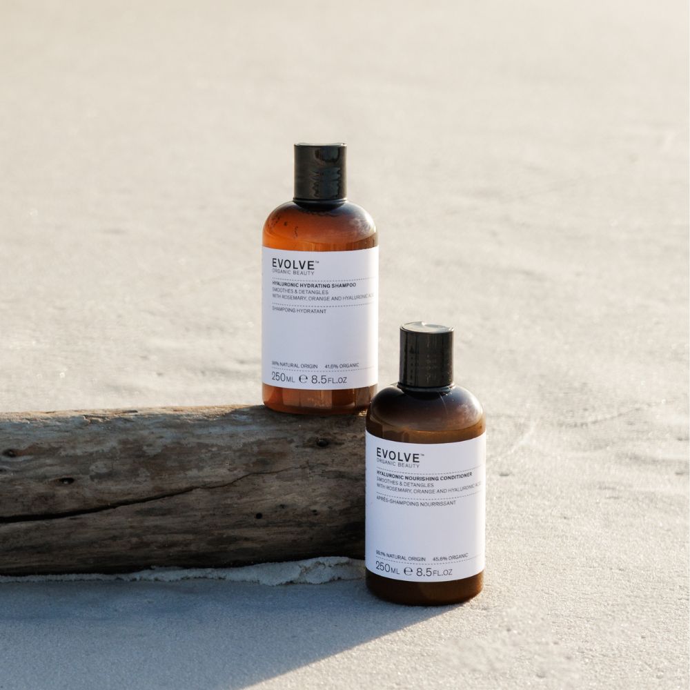 Evolve Organic Hair Hyaluronic Hydration Hair Duo Shampoo Set