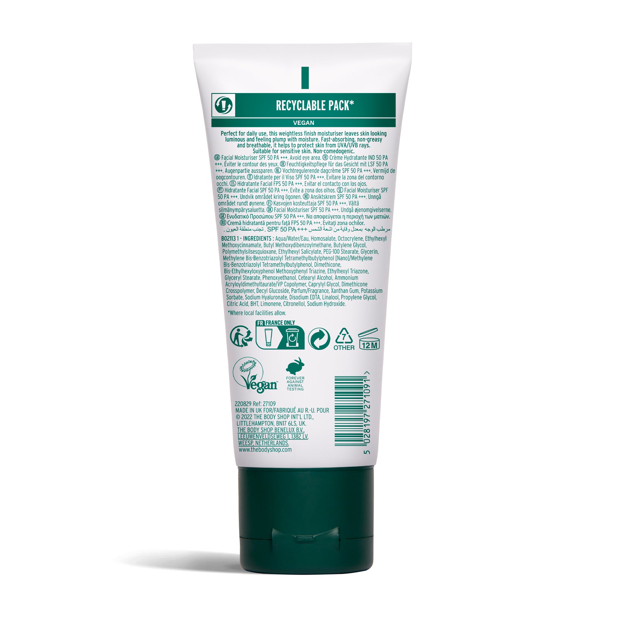 The Body Shop Skin Defence Protector LSF 50 Hand & Body 30 ml