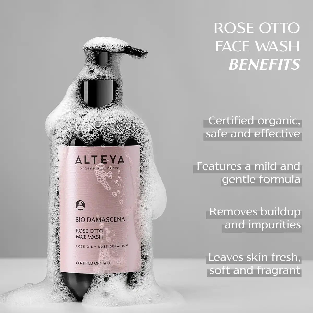 Alteya Bio Damascena Rose Otto Waschgel sensible Haut