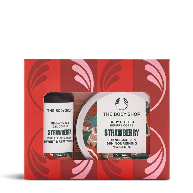 The Body Shop Gift Sets Strawberry Treats Pflegeset Erdbeere