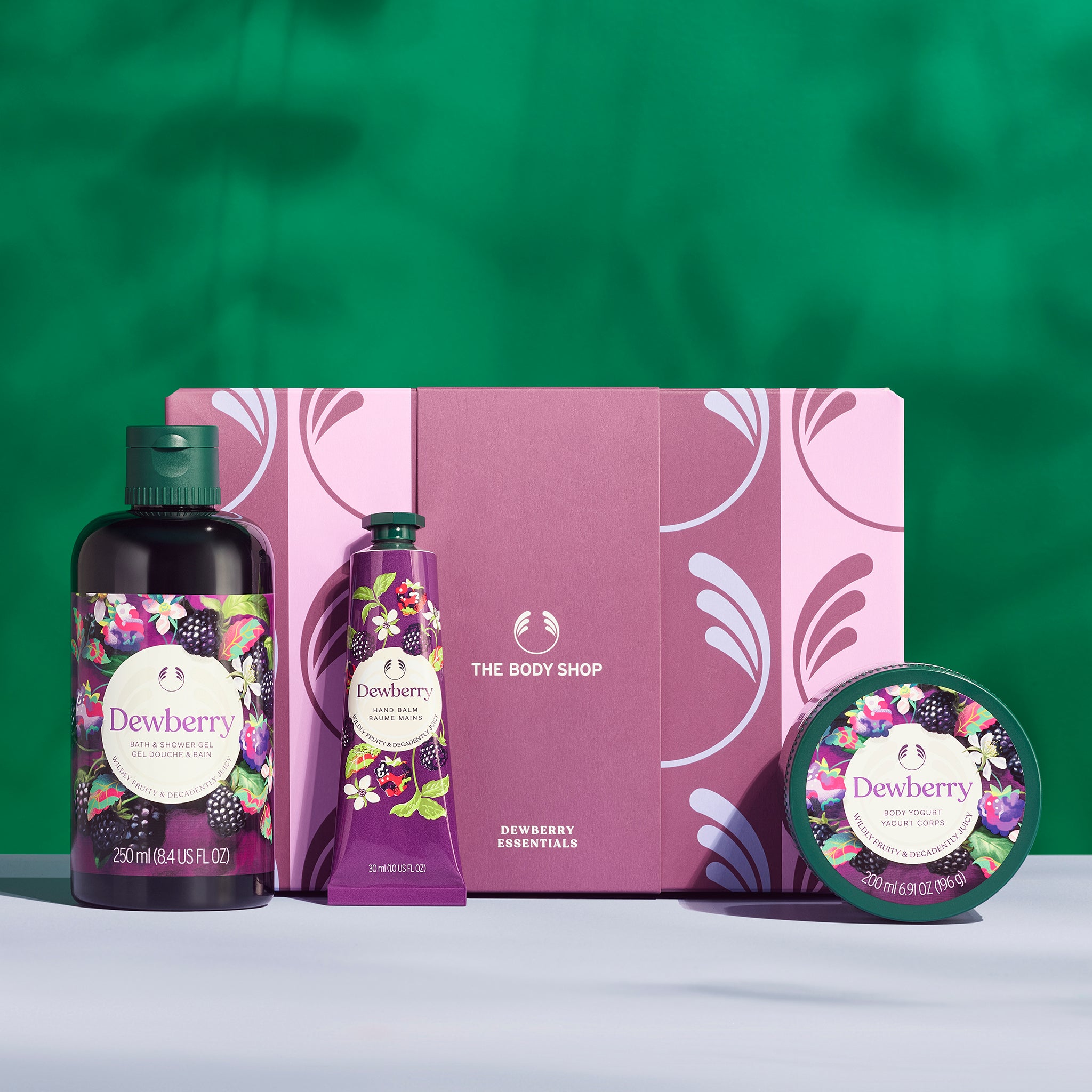 The Body Shop Dewberry Essentials Geschenkset 3-teilig fruchtig