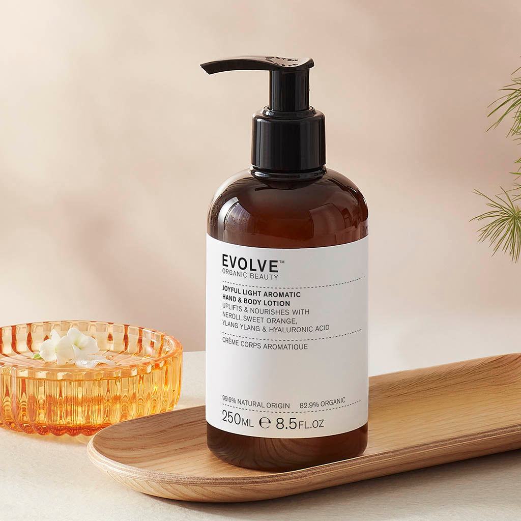 Evolve Organic Beauty Joyful Light Hand & Body Lotion Citrus