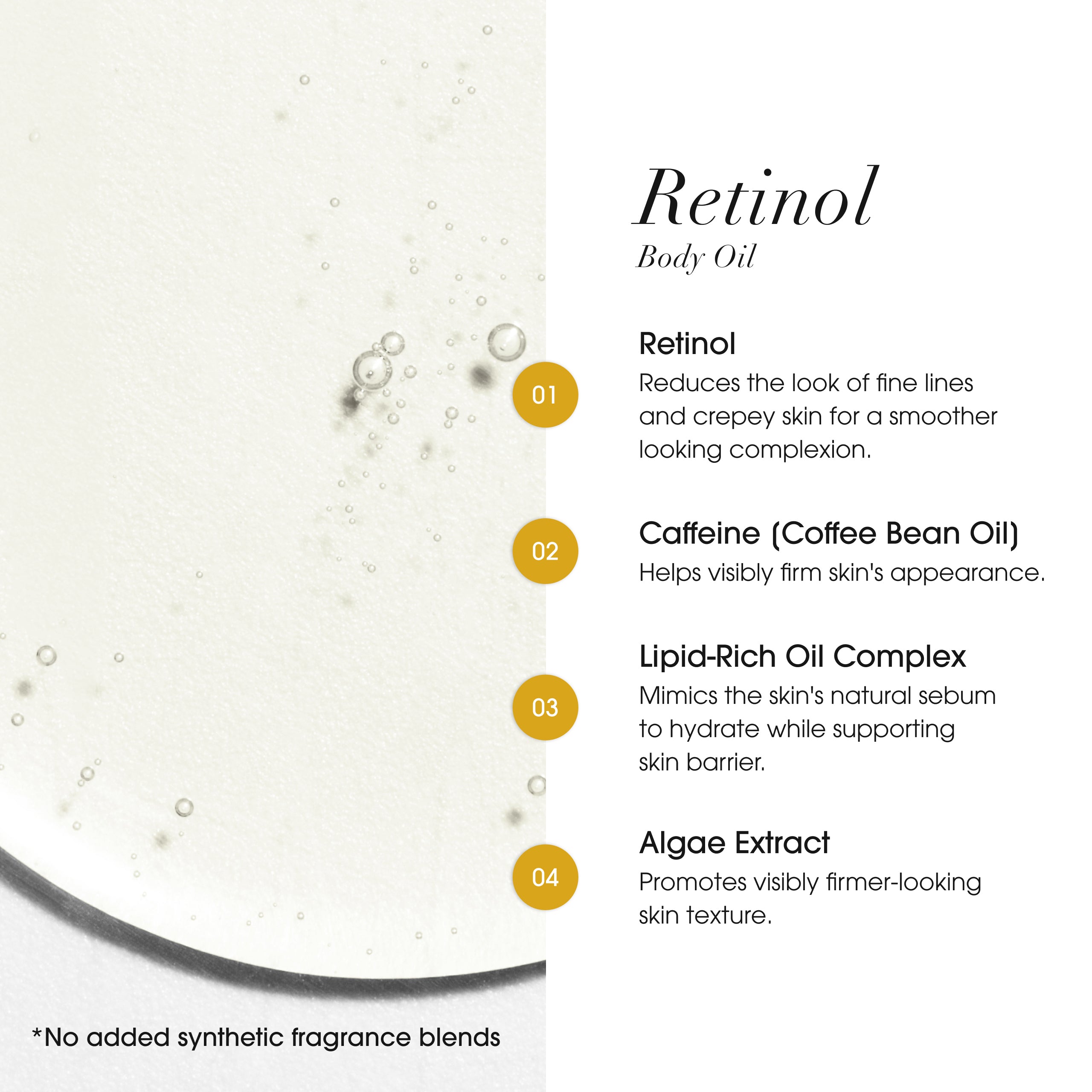 Advanced Clinicals Body Oils Retinol Body Oil Körperöl straffend