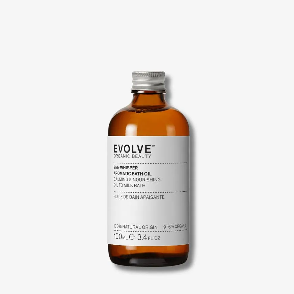 Evolve Organic Beauty Zen Whisper Badeöl und Duschöl Lavendel