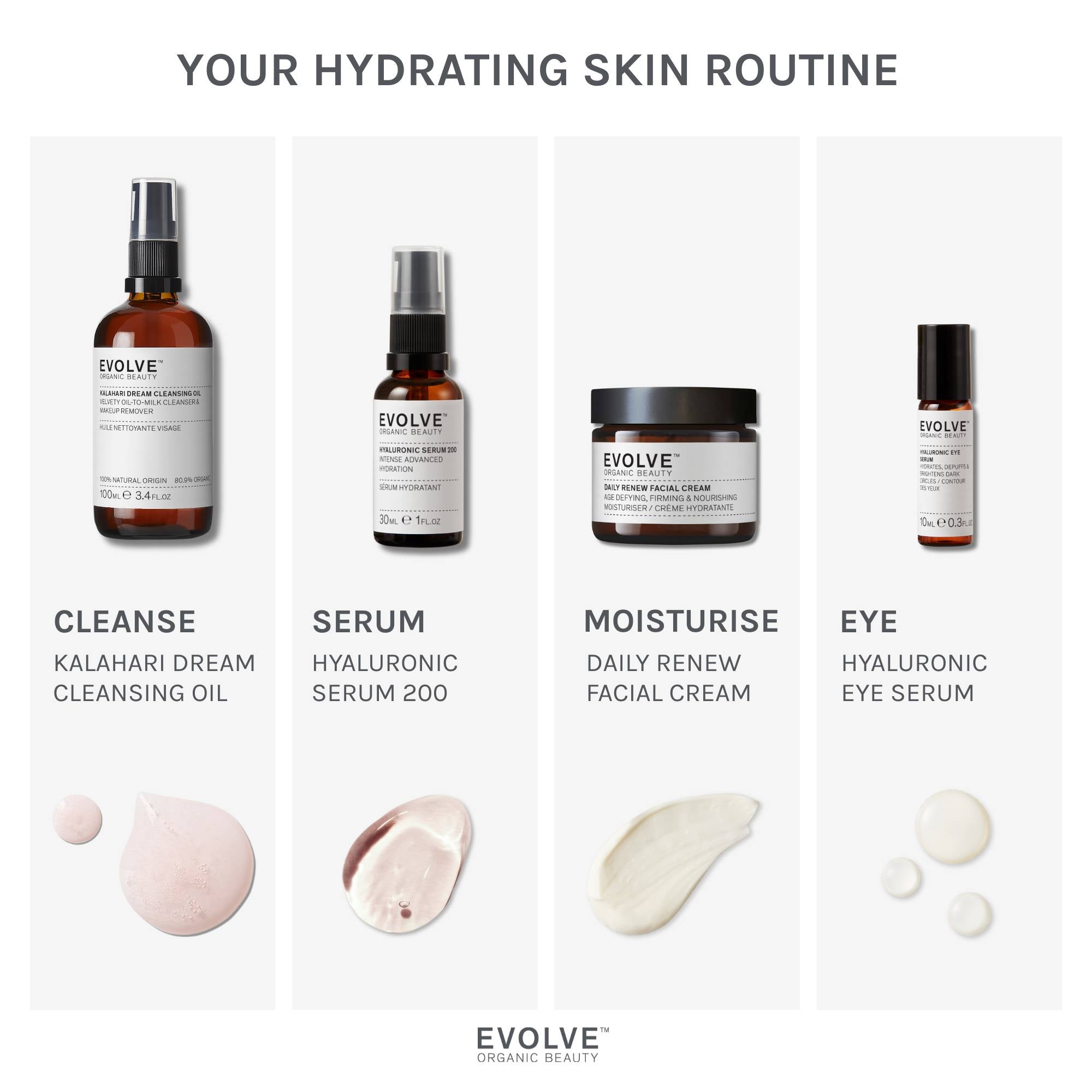 Evolve Organic Beauty Hyaluronic Serum 200 Supersize Serum Rosenwasser