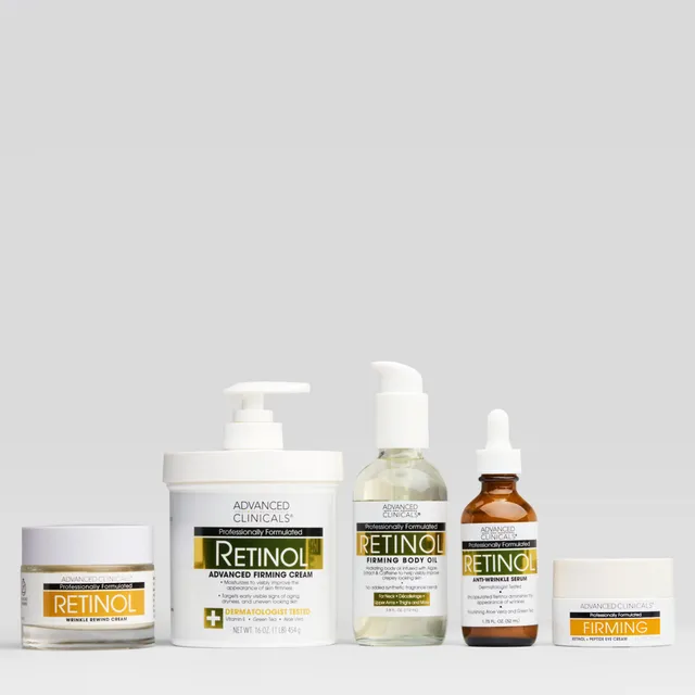 Advanced Clinicals 5-Step Retinol Bundle Pflegeset 5tlg Gesicht Körper