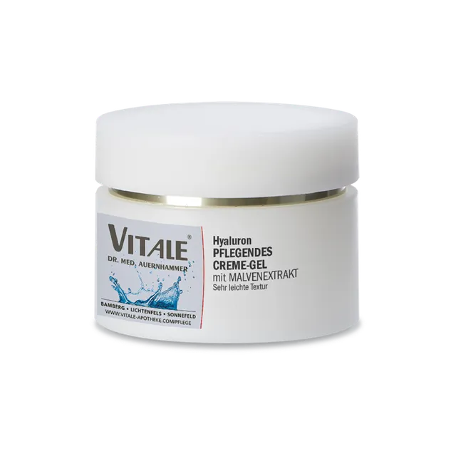 VITALE Hyaluron Creme-Gel Gesichtspflege Malvenextrakt